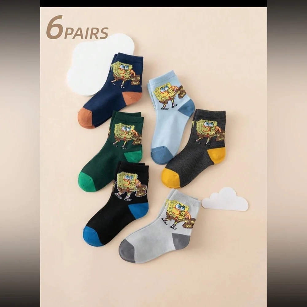 Kids Socks - 6 Pairs